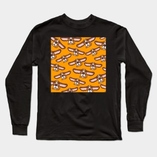 Dog motif with quite a few dogs on the pattern Long Sleeve T-Shirt
